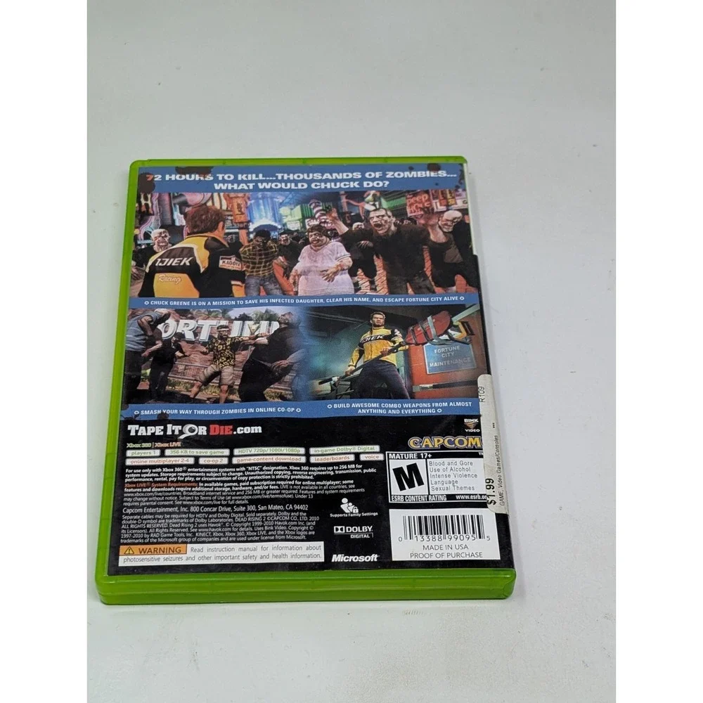 Dead Rising 2 Microsoft Xbox 360 2010 TESTED‎ Complete CIB